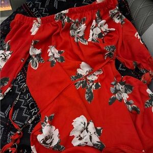 Rue21 red floral dress